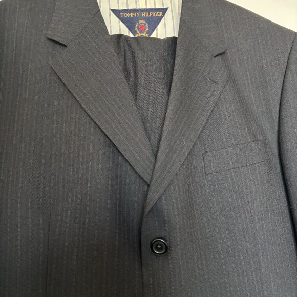 Vintage Tommy Hilger Triple Button Pinstripe Suit - Picture 2 of 13